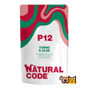 Natural Code dopolnilna hrana s tuno in aloe vero za odrasle mačke - vrečka