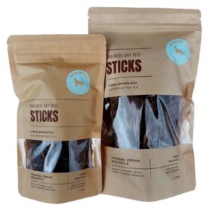 Snackers posušena goveje žile