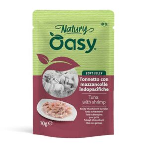 Oasy s tuno in kozicami v želeju 70g