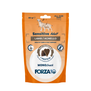 Forza10 MONOPROTEINSKI prboljški za občutjive pse z jagnjetino 80g