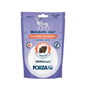 Forza10 MONOPROTEINSKI prboljški za pse s prekomerno težo z lososom 80g