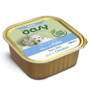 Oasy Tasty Paté s piščancem za pasje mladiče 150g