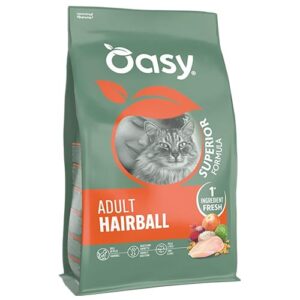 Oasy hrana s piščancem za odrasle mačke s težavami z dlakami