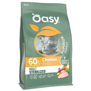 Oasy hrana s piščancem za odrasle sterilizirane mačke