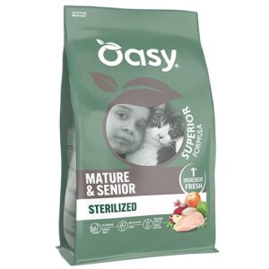 Oasy hrana s piščancem za starejše mačke