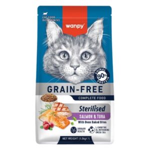 Wampy z lososom in tuno za sterelizirane macke GRAIN FREE Wampy z lososom in tuno za sterelizirane mačke GRAIN FREE