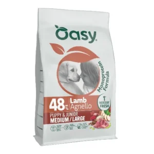 OAS6942 OASY monoproteinska hrana za srednje in velike pasme z jagnjetino