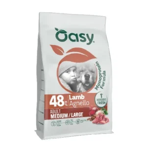 OAS7109 OASY monoproteinska hrana za srednje in velike pasme z jagnjetino