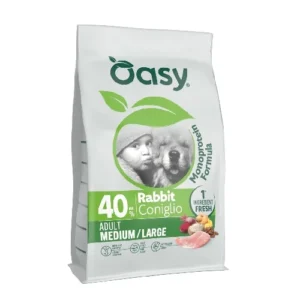 OAS7376 OASY monoproteinska hrana za srednje in velike pasme z zajcem 10kg