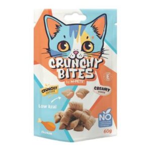 Untitled design 27 1 M-PETS hrustljavi priboljški s piščancem za mačke 60g