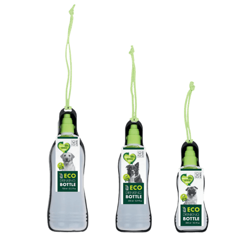 475ml 18 1 M-PETS ECO plastenka za vodo s posodico 300–750 ml
