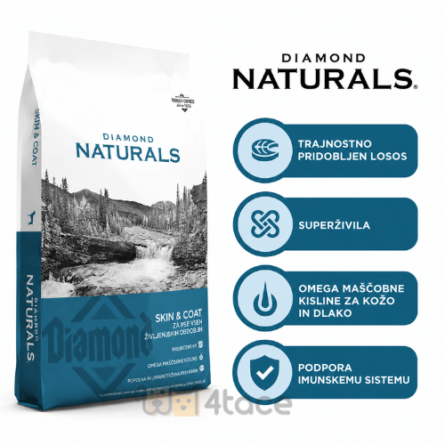 Bogata s hranili 1 1 Diamond Grain Free z lososom